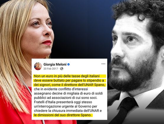 Giuli. La nomina di Spano a Capo Gabinetto tradisce patto elettorale. Delusi da incoerenza governo Meloni 1